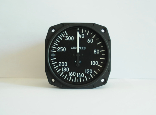 Pequeño avión 3 1/8 "corto caso indicador de velocidad de aviones medidor BK-300