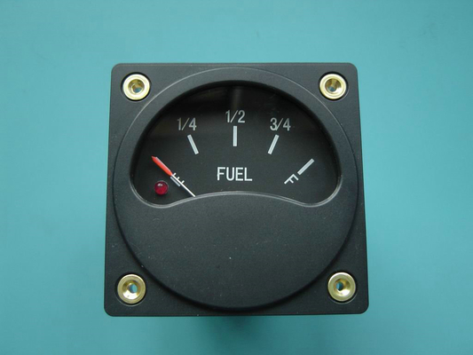 Instrumento de avión 2 1/4 "nivel de tanque de combustible de alarma EF indicadores / indicadores F2-VA